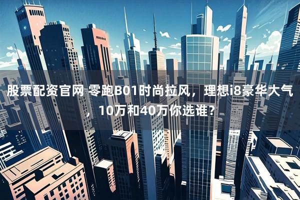 股票配资官网 零跑B01时尚拉风，理想i8豪华大气，10万和40万你选谁？